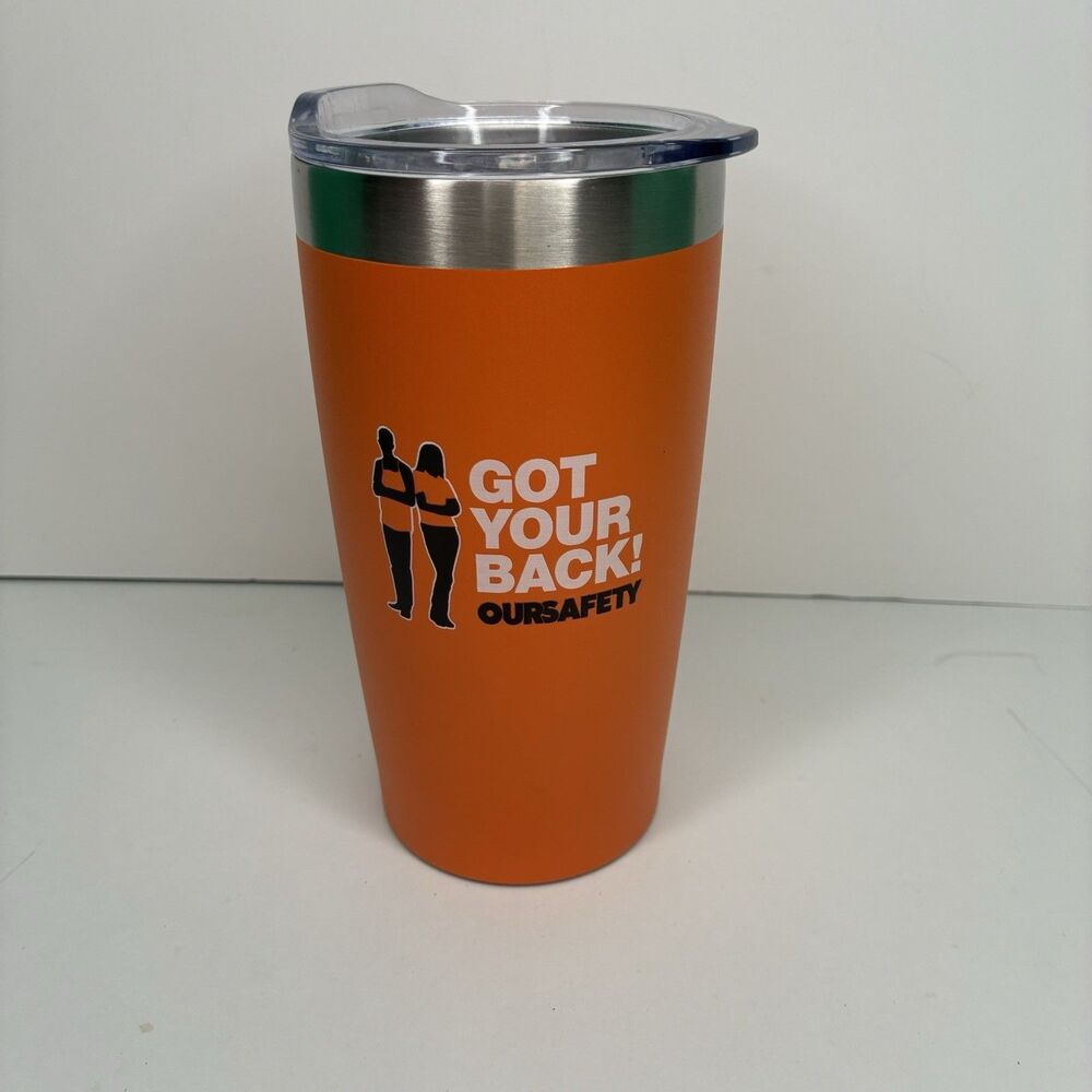 The Home Depot Got Your Back 16 oz Stainless Steel Orange Tumbler Employee